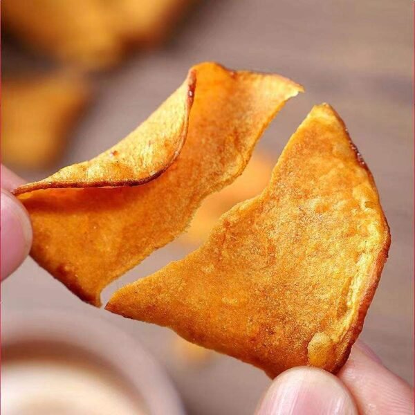 H1877f682ab994057bfc84bddd9ed104ek.jpg Healthy Crunch 100% Sweet Potato Vacuum-Fried Chips-Premium Fruit & Vegetable Snacks in Bag