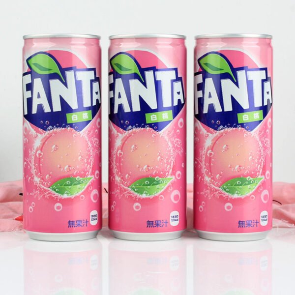 H24d9f68fa8fa48b6a5746b6977382daao.jpg White Peach Flavor Soft Drink Japan Fenta 250ML Carbonated Soda Water Aerated Water Sparkling Water Soft Drinks