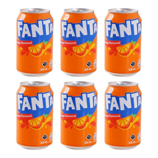 H5453b694b53240adb2dd010916957591j.jpg AFanta 330ml Carbonated Energy Drink Orange Fruity Flavor Citric Acid 24 Cans Portable Can Box