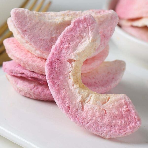 H5d77a6ba702c40e4a203c6a5846e2cb9T.jpeg Dehydrated Fruit No Additive Wholesale Snacks Freeze Dried Peach Slice