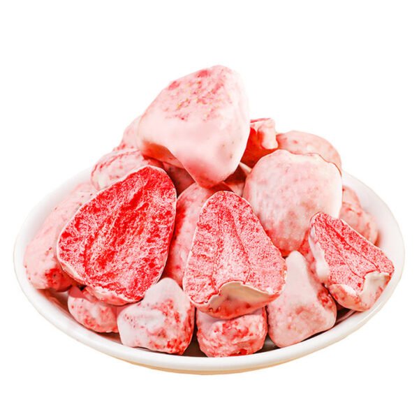 H97b9728f6d2041a3aafbbe8e30fcb42ew.jpg Freeze Dried Whole Strawberries Vacuum Packed Sweet Taste