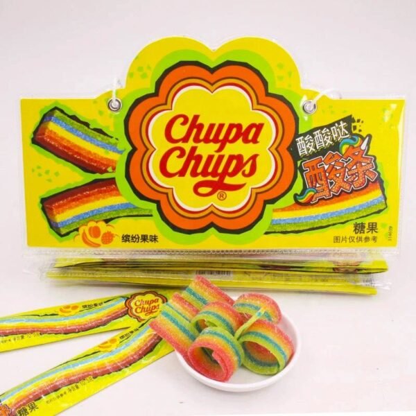 H98793a0abdca4663831cfd329a9676b4p.jpg Chupa Chup Juice Gummies Fruity Low-Sugar Box 10.5g Pearl Shape Candy