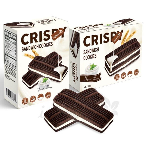 Hc427734e824e4cd5a6df468b7f5c60b58.jpg Yogurt Cream Classic Sandwich Cookies Biscuits Crunchy Yogurt Cookies