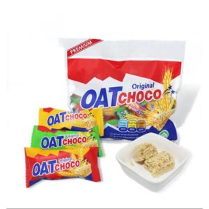 Custom Factory Wholesale Private Label Original Oat Milk Chocolate Crispy Biscuits Stick Solid Candy Bar Sweet for Snacking