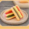 Fruity Multi-Colored Gummy Exotic Snacks Drumstick/Hamburger Gummy Candy