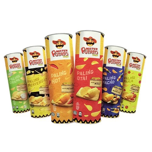 Mister Potato Crisps Assorted Flavours 125g