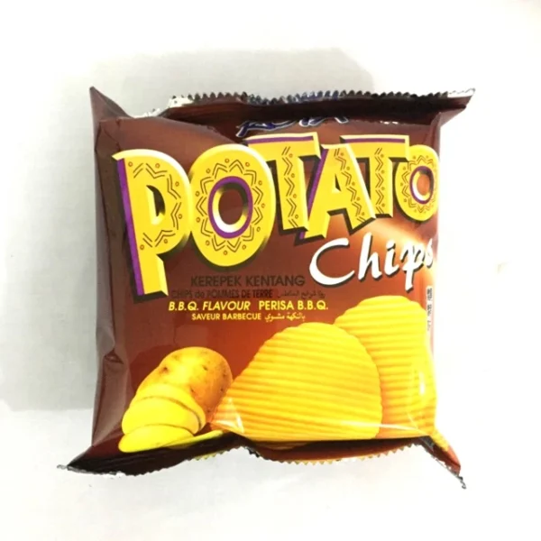 7870386f19be726d272bbe065e567238.webp Oriental Rota Potato Chips BBQ Flavour 16g x 6 Packs