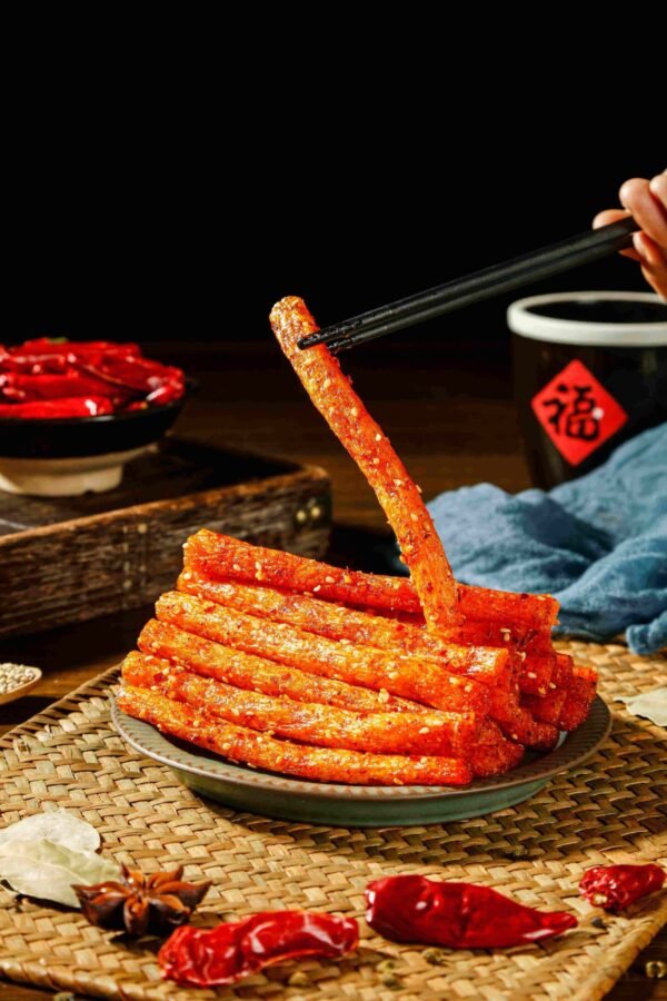 Chinese Halal Spicy Latiao Gluten Snack