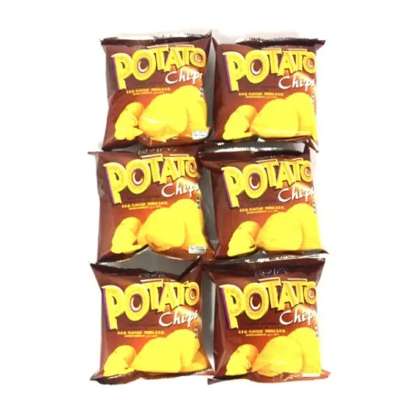f127cdf28416b249601a0b781db33e75.webp Oriental Rota Potato Chips BBQ Flavour 16g x 6 Packs