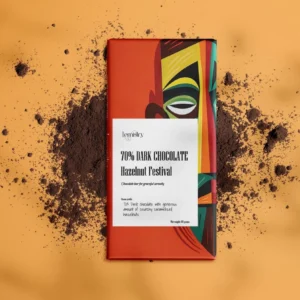my-11134207-7ras8-m4bitfxs8jax3f.webp Lemistry 70% Dark Chocolate Bar with Caramelized Hazelnut