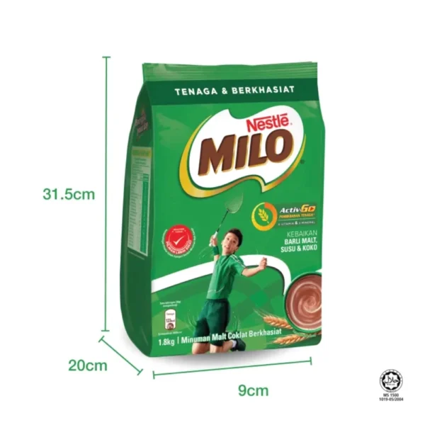 Nestle Milo Activ-Go Chocolate Malt Beverage 1.8kg