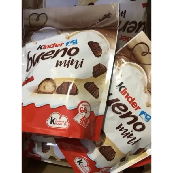 Kinder Bueno Minis Milk Chocolate with Hazelnut Filling 68 Pieces