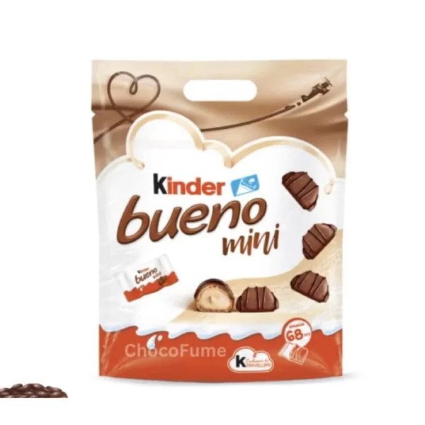 Kinder Bueno Minis Milk Chocolate with Hazelnut Filling 68 Pieces