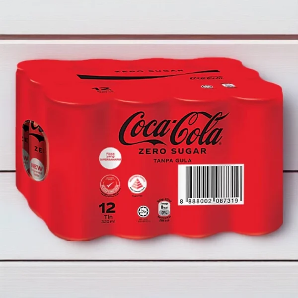Coca-Cola Zero Sugar 320ml x 12 Cans